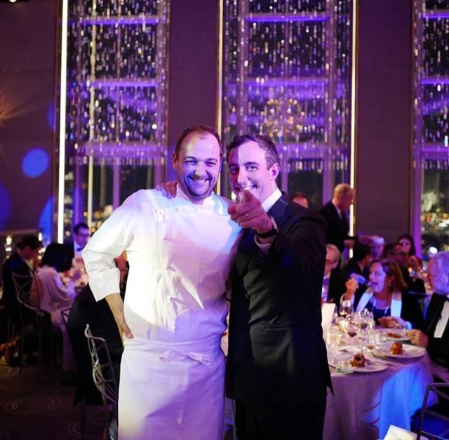 Daniel Humm et Will Guidara au Congrès des Grandes Tables du Monde à New York.