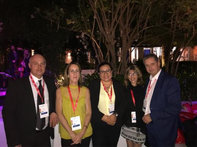 De gauche à droite : Dr. Pavel Lukka, Uniwersytet Rzeszowski, Mme Beatriz Perez Soto, Mme Jessica Lalangui, Mme Jessica Tortosa Giner, Dr Stéphane Demaeght