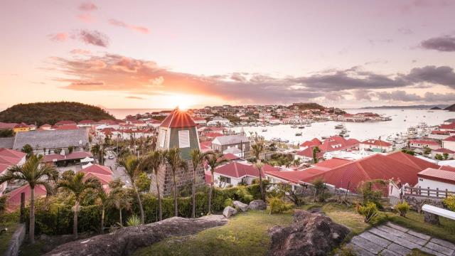 Photo de Gustavia prise en novembre 2017.