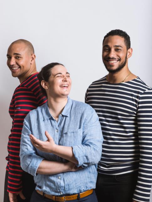 Sébastien Jean-Joseph, Julia Sedefdjian et Grégory Anelka.