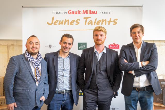 Les 4 lauréats, de gauche à droite : Sébastien Godefroy, Benjamin Bajeux, Brice Moncuit et Jean-François Pantaleon
