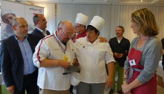 Philippe Cheylas d'Elior, l'organisateur ; Denis Constant, le vainqueur ;  la chef Isabelle Barraud...