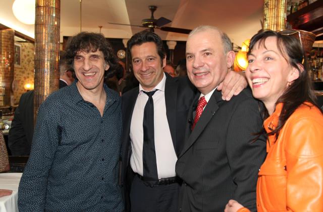 Shirley, Laurent Gerra, Paul Racat, et Dino.
