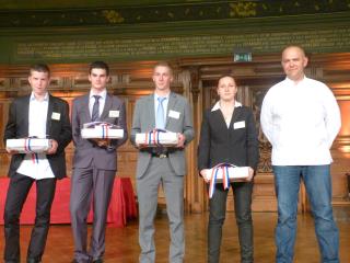 Organisation et production culinaire : 1er prix : Boris Chapon, lycée professionnel Marie Curie à...