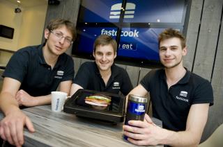 Les trois jeunes créateurs de Fastcook entendent bien développer leur enseigne rennaise