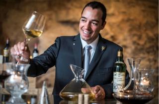 Géraud Tournier, chef sommelier au Château Saint-Martin & Spa.