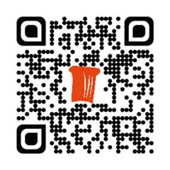 Il suffit de scanner le QR code pour liker la page Facebook de Poule et Toque.