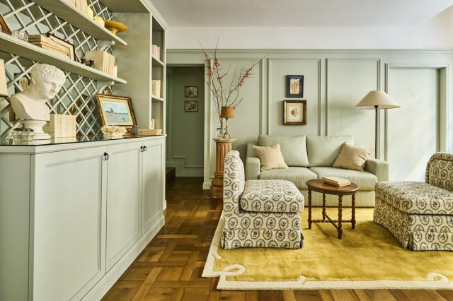 L'architecte d'intérieur Johanna Amatoury s'est inspirée du parc Monceau tout proche et des codes des hôtels particuliers parisiens.