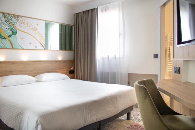 Une chambre du Brit Hotel d'Angers (Maine)