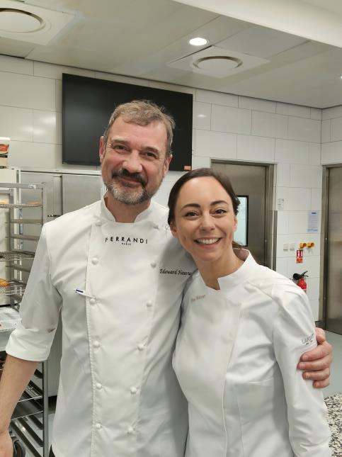 Nina Métayer a eu le plaisir de retrouver Edouard Hauvry, l’un de ses anciens professeurs.