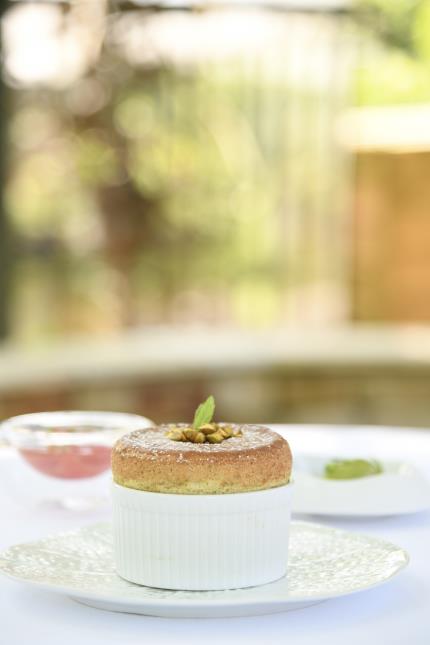 Le soufflé à la pistache