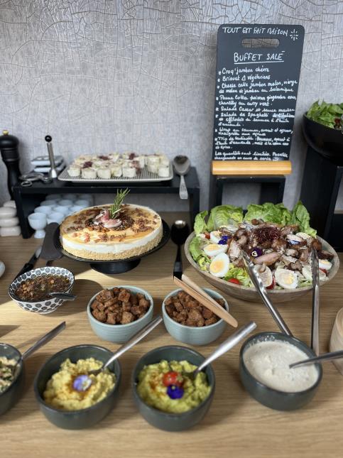 Le brunch de l'hôtel Sangha, à Toulouse, est entièrement fait maison. 