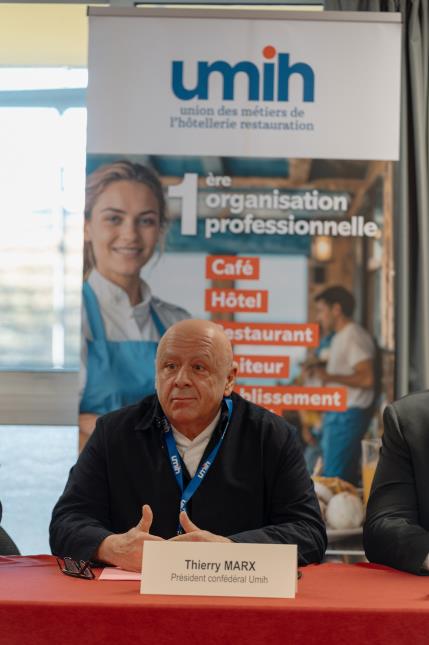 Thierry Marx au congrès de l'Umih.
