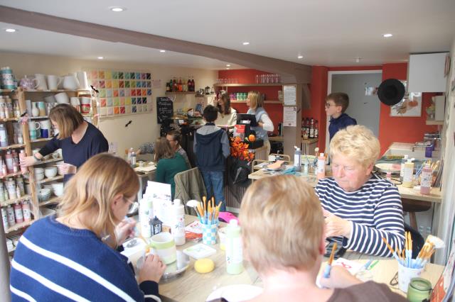 L'Échappoterie à Rouen, un café céramique.