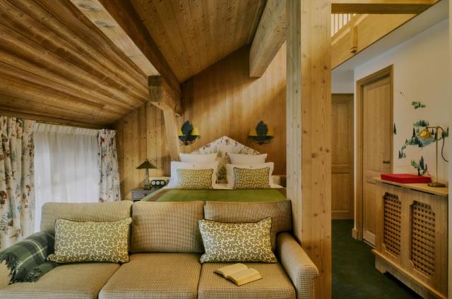 Suite duplex Léon, de l'hôtel Saint-Georges, à Megève.