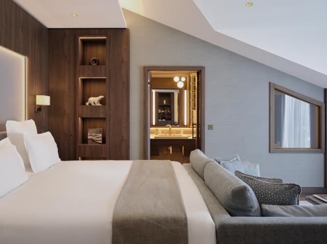 Une suite du Maya Hotel Courchevel 1850.