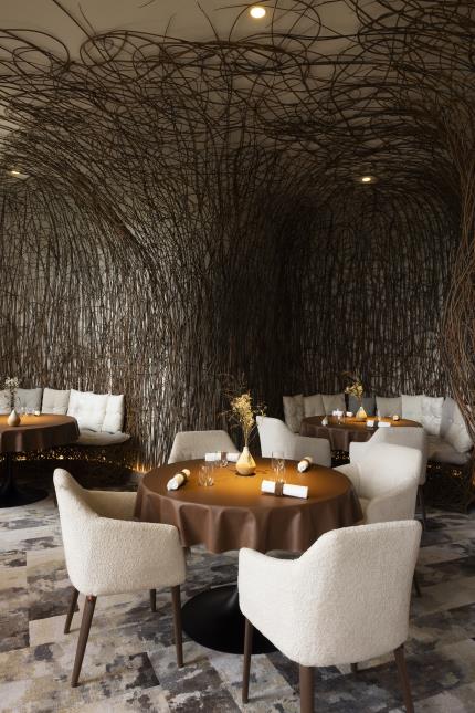 Bulle d'osier, le restaurant d'Anaïs Bercegeay et Valentin Loison.