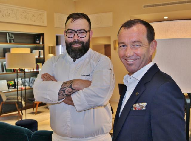 Directeur de Maison Albar L'Imperator depuis avril 2024, Romaric Blanvillain a accueilli Kevin...