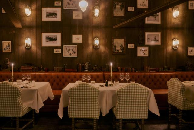 Le Trappeur, restaurant de l'hôtel Saint-Georges, à Megève