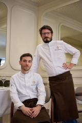 Damien Amilien (à g.) et Alexandre Baumard, restaurant Amicis à Bordeaux