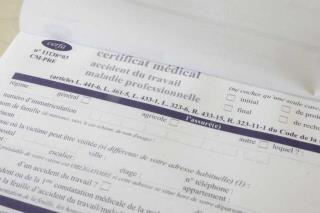 Certificat accident du travail