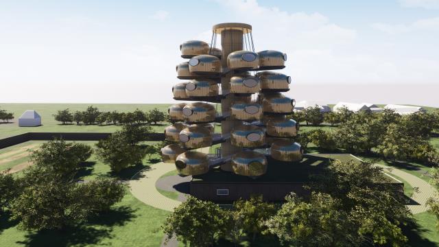 Cet hôtel insolite aux prestations de luxe est un concept innovant dans le paysage du tourisme français.