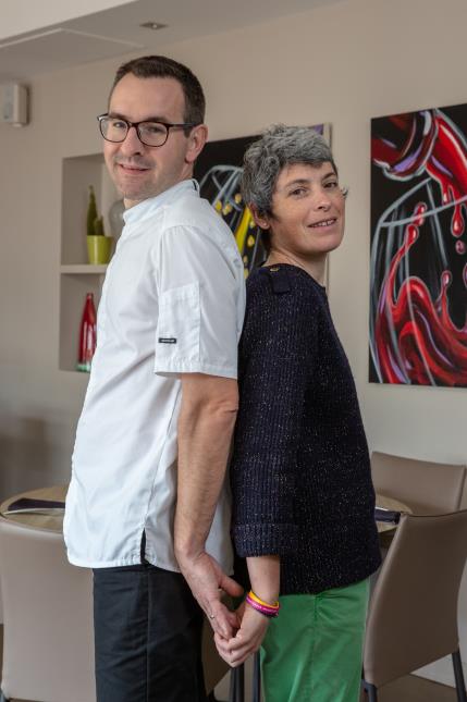 Lætitia et Stéphane Cosnier, chefs de Côté Cuisine