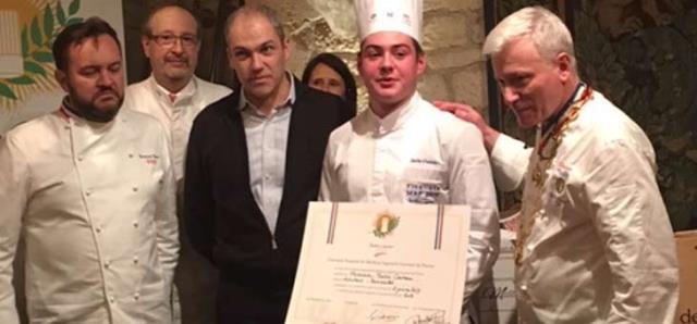 Sacha Cotreau de FERRANDI Paris, lauréat la Finale nationale du Concours du Meilleur Apprenti de France 2019