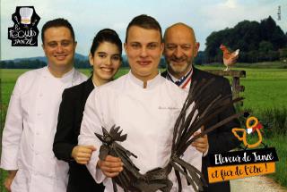 Marie Gouley et Simon Lefebvre du Lycée Vauban à Auxerre : prix du duo Toqués de l'année