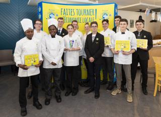 Les lauréats du concours des Jeunes Talents de la Restauration.