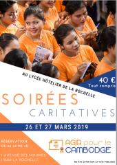 Soirées caritatives 'Agir pour le Cambodge'