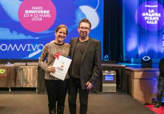 Adeline Grattard, chef patron de Yam'Tcha à Paris élue créatrice 2019 et Luc Dubanchet, fondateur...