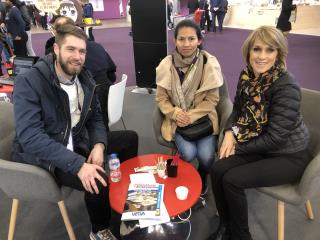 Romain Gheeraert, Sreynet Seang et Sandrine Lamazière