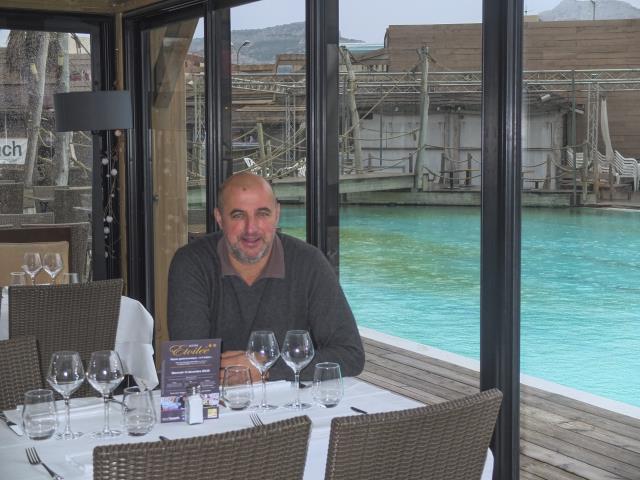 Dominique Penciolelli, gérant associé du restaurant Sportbeach.