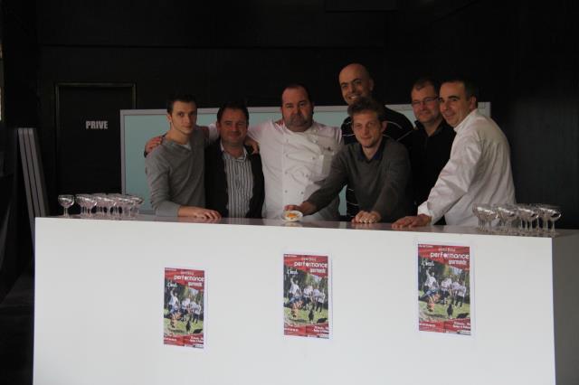 De gauche à droite : Yohan Alias, Philippe Allaire, Christophe Girardot, Frédéric Lafon, Thomas Brasleret, Philippe Capdevielle et Nicolas Magie.