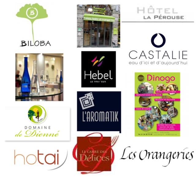 Quelques entreprises du secteur de l'hôtellerie et de la restauration membres du réseau Entrepreneurs d'Avenir.