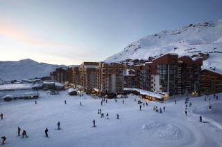 Le Val Thorens au centre du village de Val Thorens