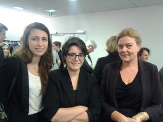 Ariane Schweidecker, Vice-Majore , Zoé Rousseau, Majore de promotion -toutes deux BTS 2011, Lycée...