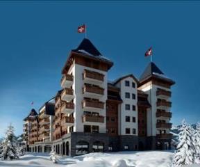 Façade de The Alpina Gstaad.