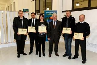 Dominique Faure, Fabien Bretin, Nathalie Ultré, Pascal Gayrard, Jérôme Valentin et  Hubert Douard.