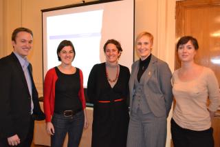 Benjamin Poirier (ECOACT),  Olivia Robert ( OTCP), Marion Rivière ( FTC ), Laetitia Demante (...