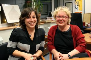 Elisabeth Brégnard (à droite) et Christina Goranova, responsables recrutement chez Courtepaille,...