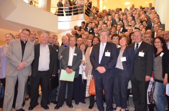 Photo de famille de la 4ème assemblée du réseau des CFA du Fafih. Pour la première fois, les présidents des CRPE étaient au rendez-vous.