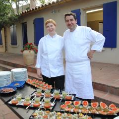 Mélina Allair et Albert Boronat i Miro, le duo de chef du Pam's baie des Paulilles