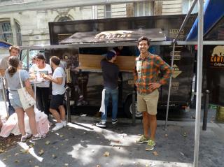 camion, cantine, marché raspail, food truck