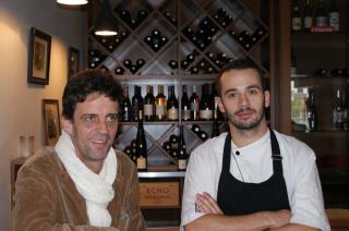 Emmanuel Marinoni (à gauche) et Benoît Jurado : fraîcheur en cuisine et convivialité en salle