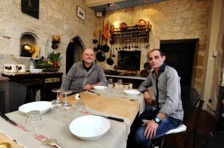 Michel Trama et Christopher, son fils, les nouveaux aubergistes de Puyrmirol