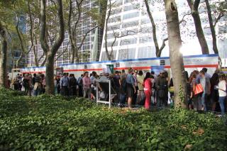 Il était difficile de se déplacer dans Bryant Park ce week-end à New-York. Le succès du Taste of...