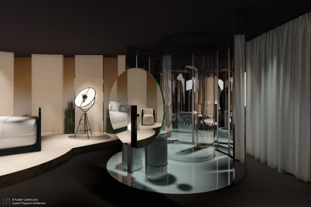 La salle de bains vue par le designer et architecte d'intérieur Laurent Maugoust.