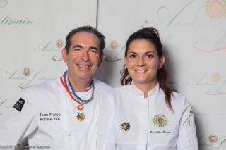 Fabrice Prochasson, président de l'Académie Culinaire de France et Gwendoline Renaux, Cheffe...